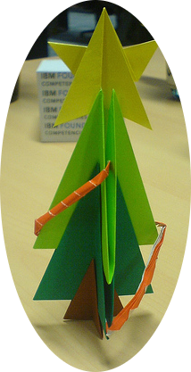 Christmas Tree origami