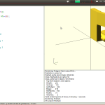 Building the model in OpenSCAD. OpenSCAD screenshot