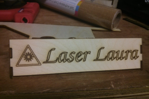 Dublin Maker Desk Name Plate 