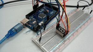 Seven Segment Display with all pins connected to Arduino