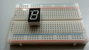 Seven Segment Display in Breadbord