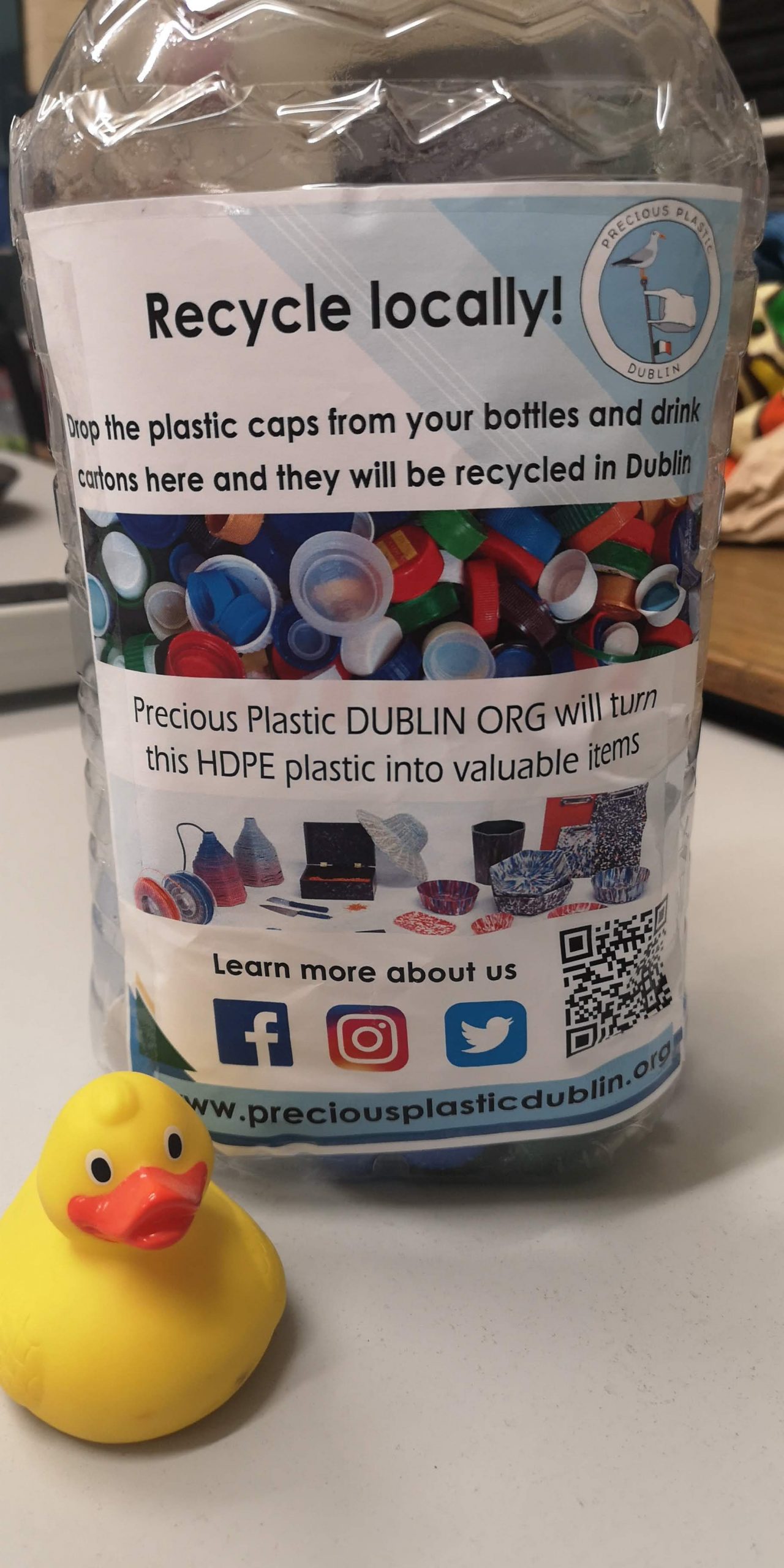 Collecting Bottle Caps Tog Hackerspace